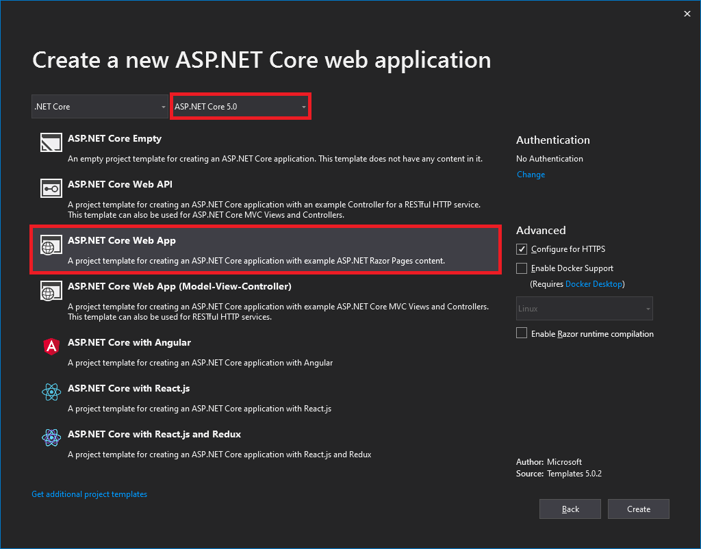 طراحی سایت با ASP.NET Core