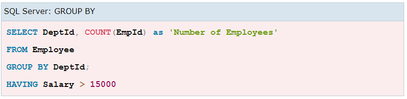 عبارت HAVING در SQL Server عبارت HAVING در SQL Server