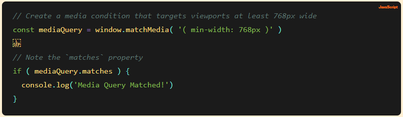 media queries