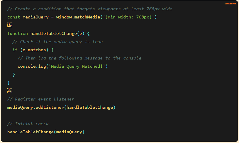 CSS media queries