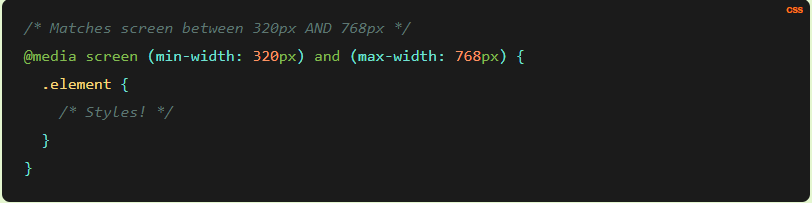 operators and media queries operators and media queries