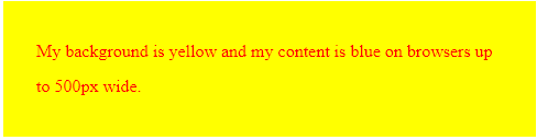 HTML and media queries HTML and media queries