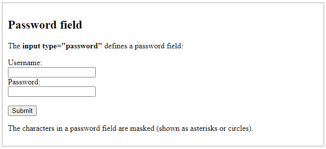 Input Type Password in HTML and طراحی سایت