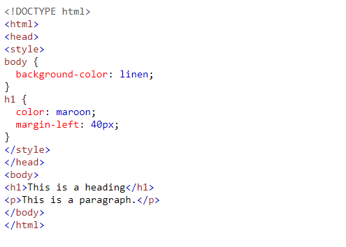 آموزش اضافه کردن CSS به HTML | آتریا image.