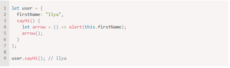 Arrow functions in JavaScript and Objects