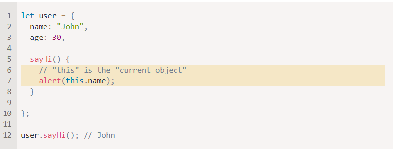 This in methods in JavaScript