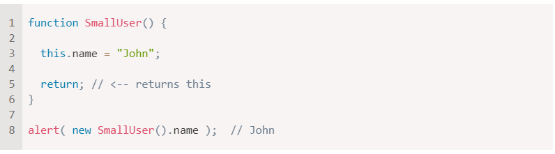 New operator in JavaScript New operator in JavaScript