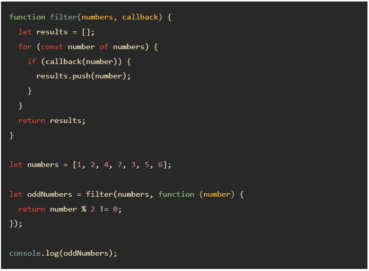 callbacks as anonymous functions