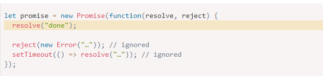 resolve or reject a promise resolve or reject a promise
