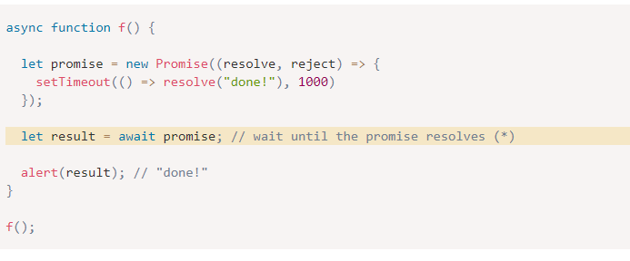 await in javascript await in javascript