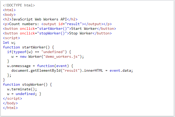 Web Worker Web Worker