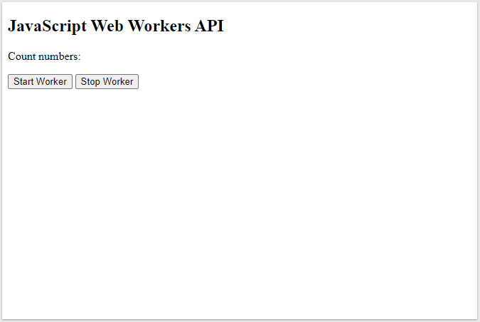 Web Worker Web Worker