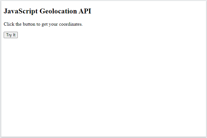 استفاده از Geolocation API استفاده از Geolocation API